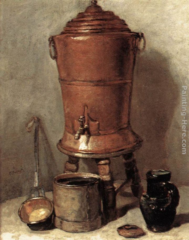 Jean Baptiste Simeon Chardin The Copper Drinking Fountain